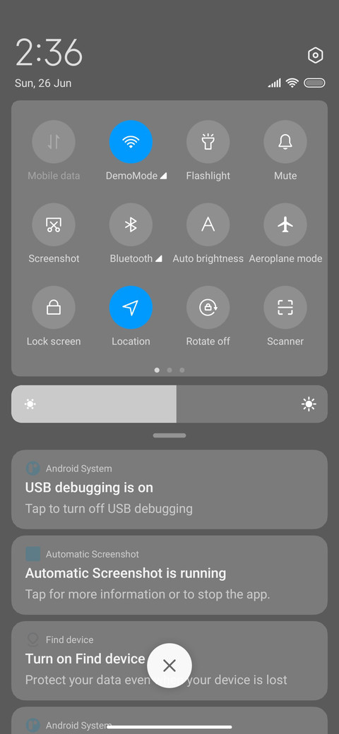 black space screenshot