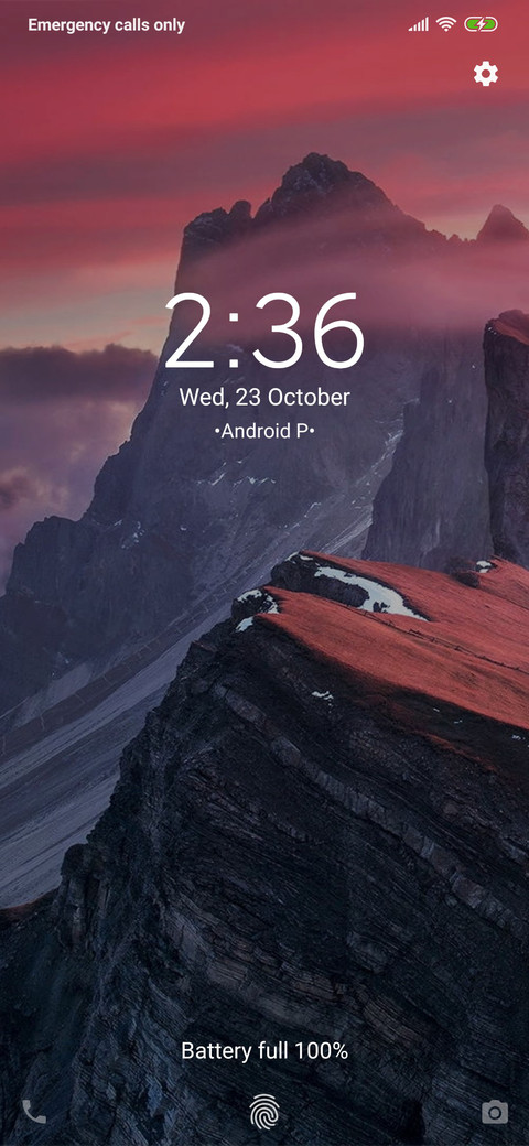 Pure Pie 9 screenshot