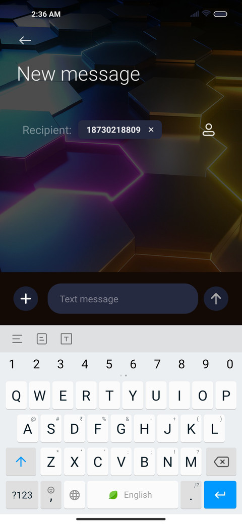 Rainbow hexagon screenshot