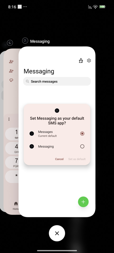 Black minimalist screenshot