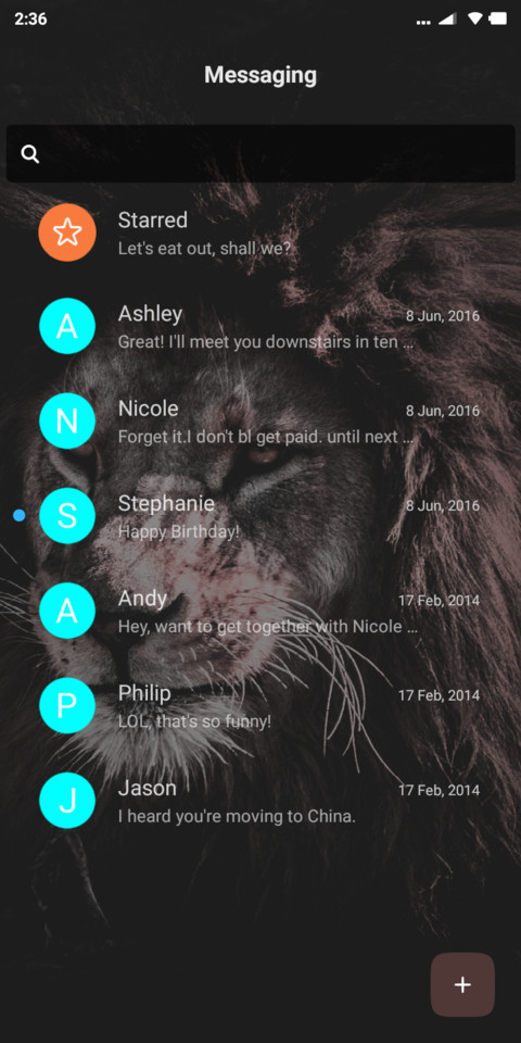 Lion Dark V10 screenshot