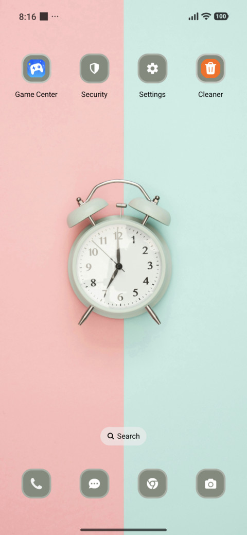 Clock screenshot