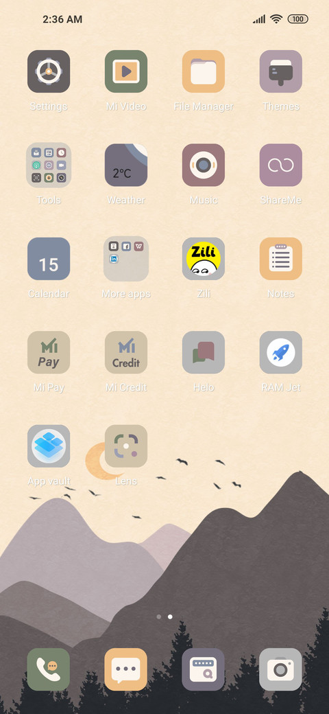 Mountain moon screenshot