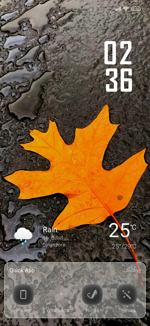 Rain Leafs screenshot