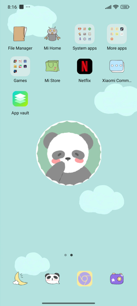 Hug Panda screenshot