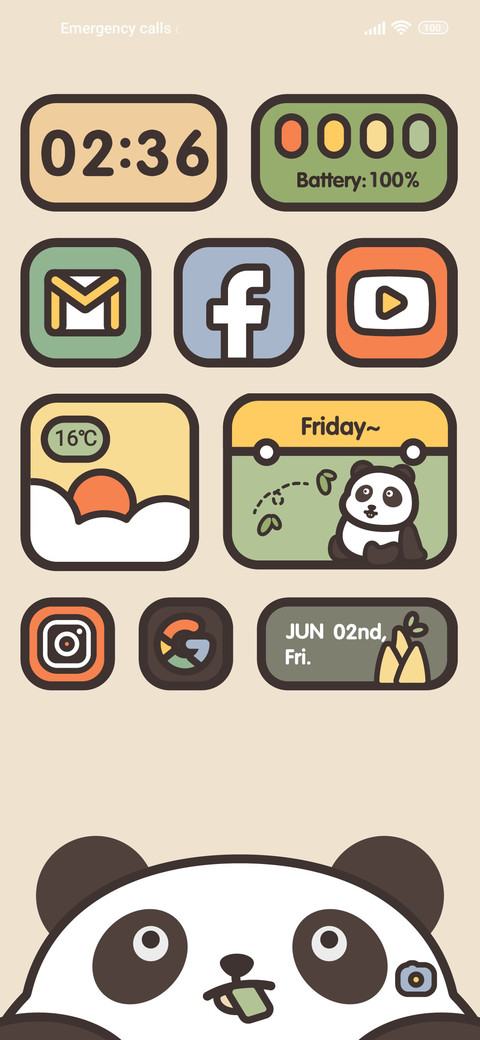 Cute Panda screenshot