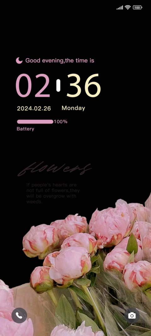 Romantic bouquet screenshot