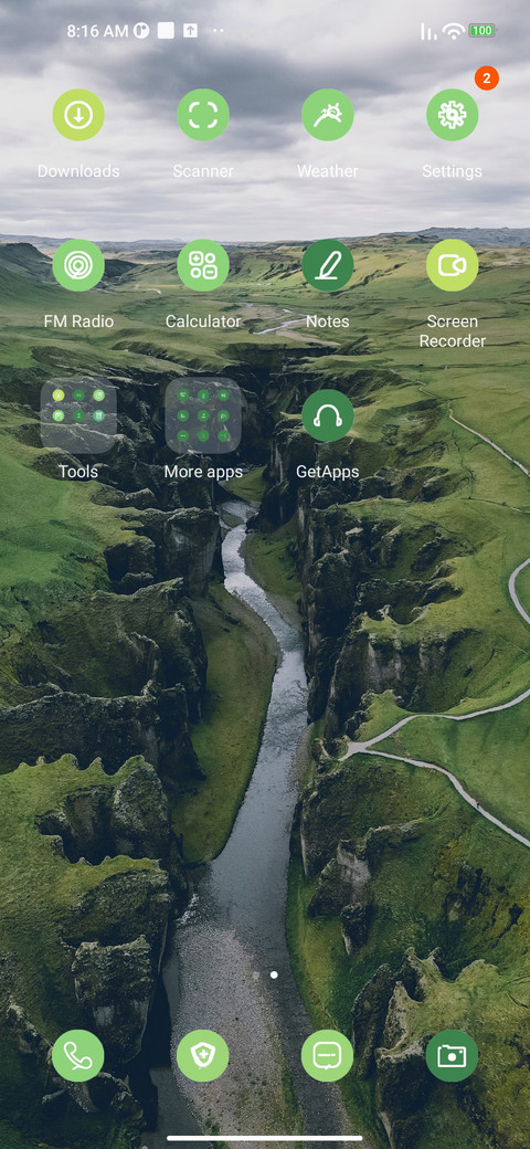 Healing Green screenshot