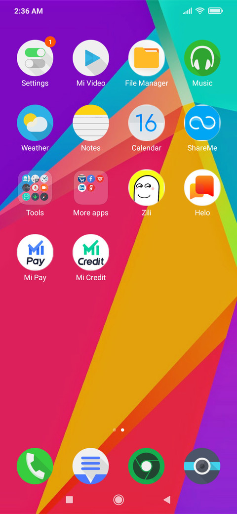COLOR OS v1 screenshot