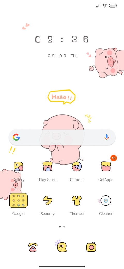 Cute fat pig screenshot