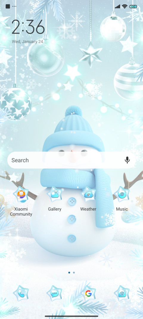 Christmas Snowman screenshot
