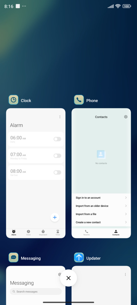 abstract white screenshot