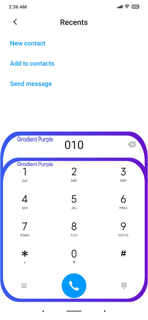 Gradient Purple screenshot