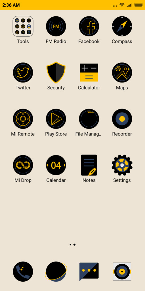 Metaphysic yellow screenshot