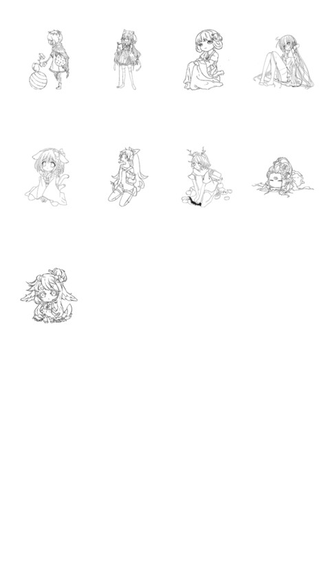 动漫素描之告白篇 screenshot