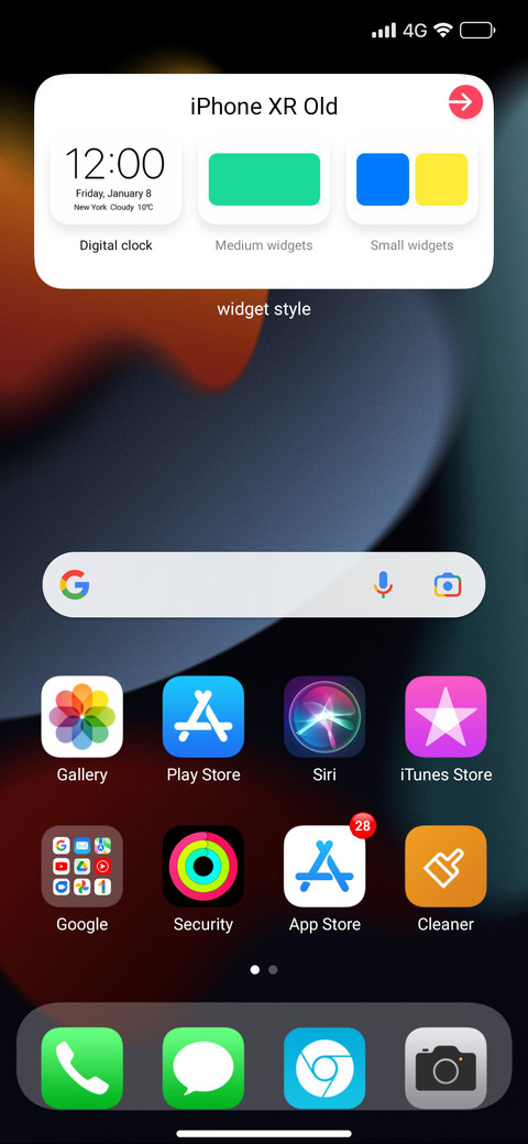 iPhone XR Old screenshot
