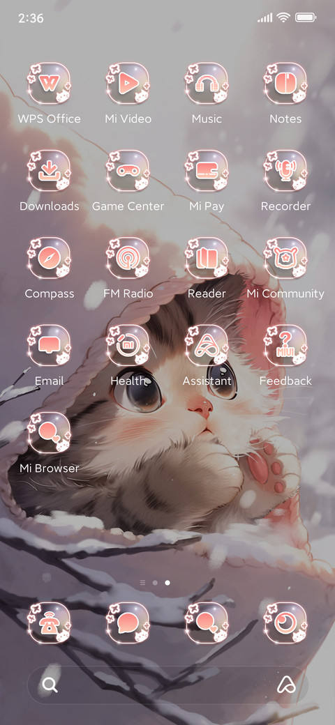 Cats Watch Snow screenshot