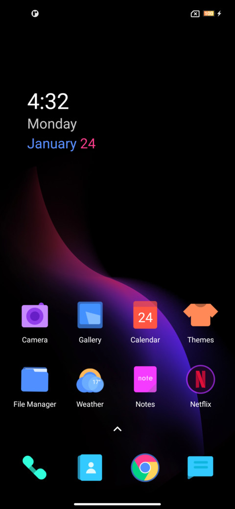 Asha black screenshot