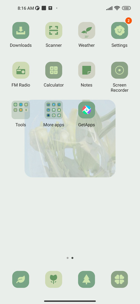 Green in spring screenshot