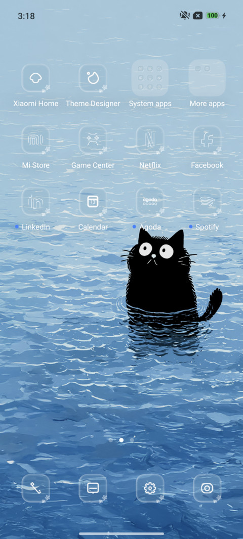 Swimming Cat screenshot