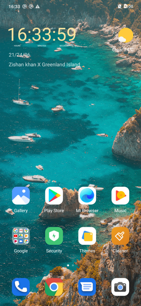 Droid X screenshot