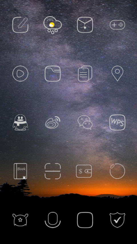 Navy blueblack screenshot