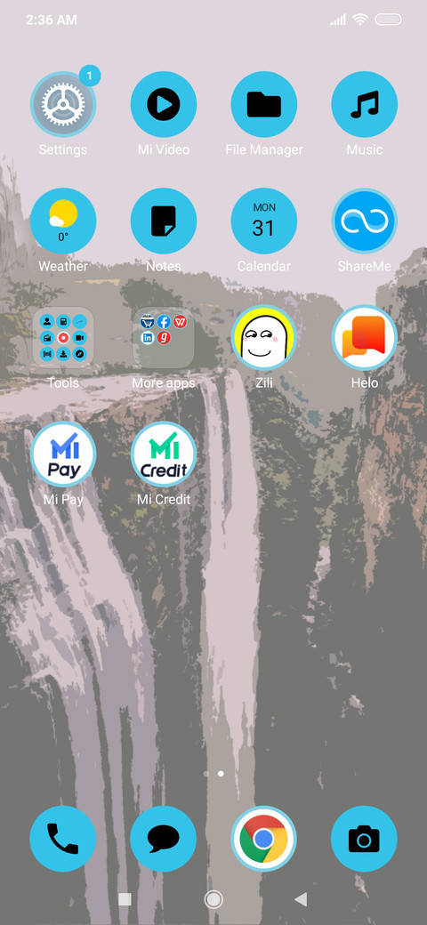 Waterfall Nature_3MDS screenshot