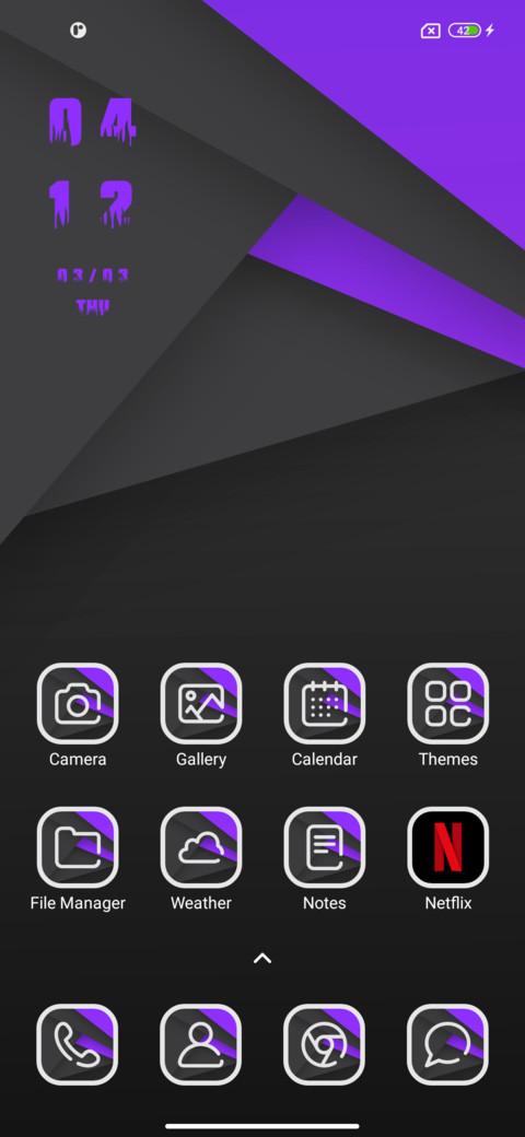 Purple Abstract screenshot