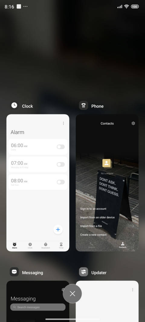 Slow life widget screenshot