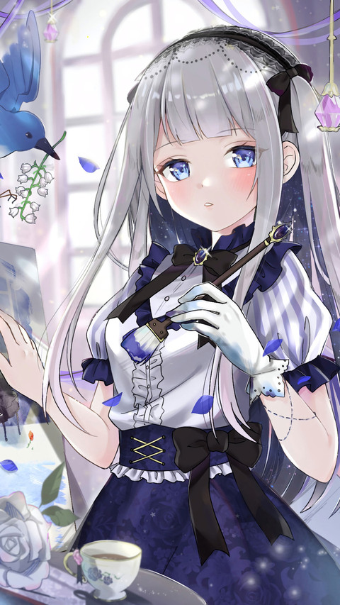 银发披肩 screenshot