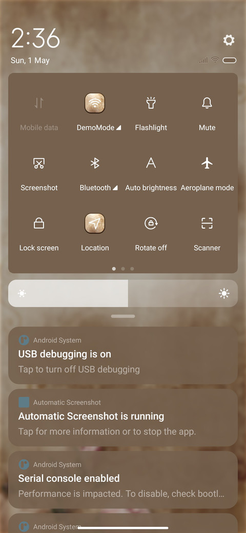 Vintage bouquet screenshot