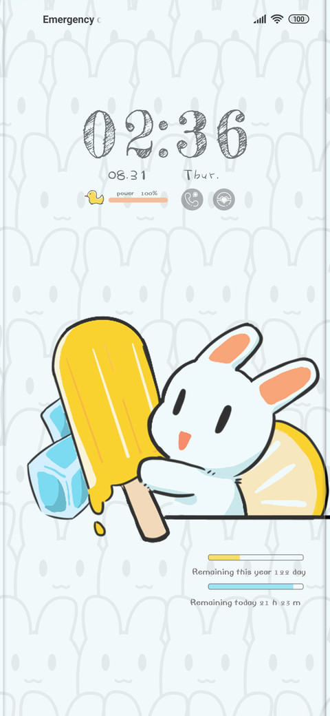 Acrylic rabbit screenshot