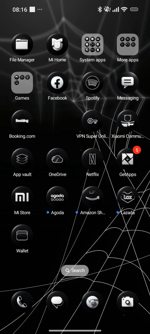 Black V screenshot