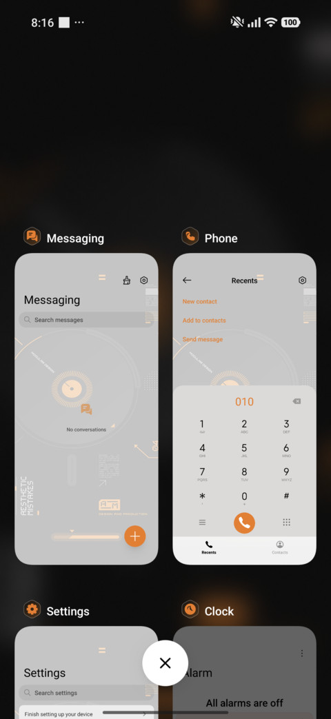 Orange Module screenshot