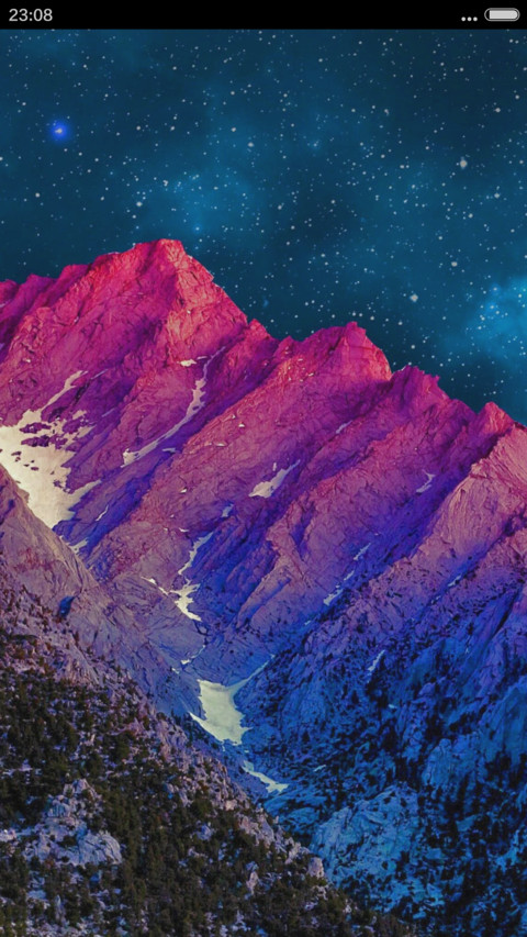红山绿地蓝天星星闪 screenshot