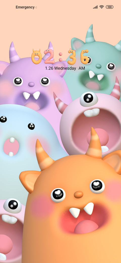 3D little monsters screenshot