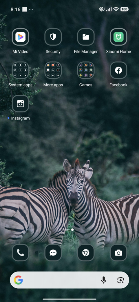 Zebra screenshot