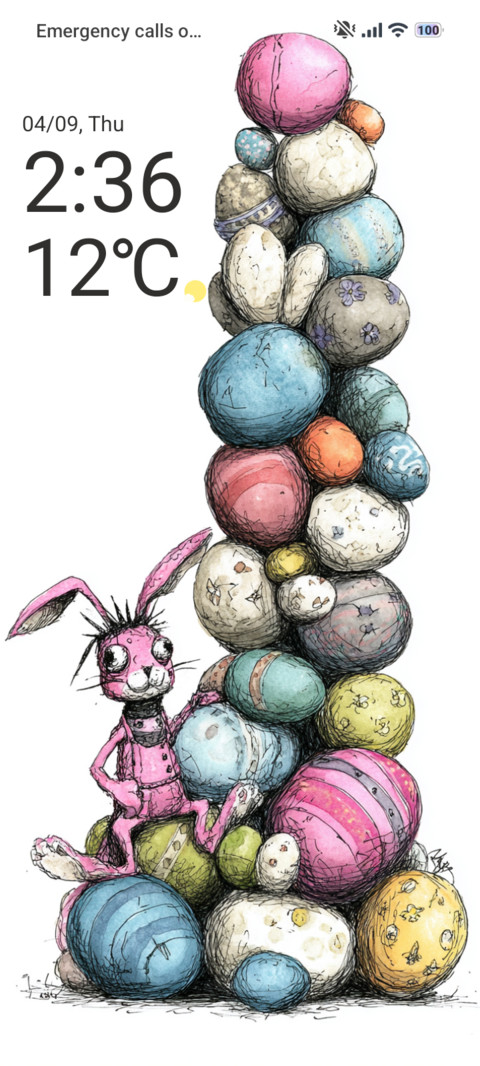 Bunny and eggs screenshot