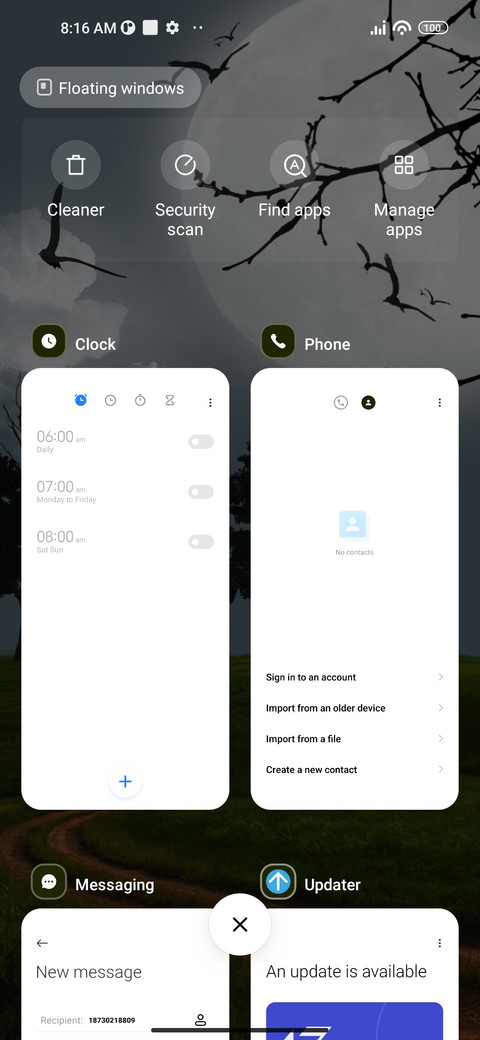 Field screenshot