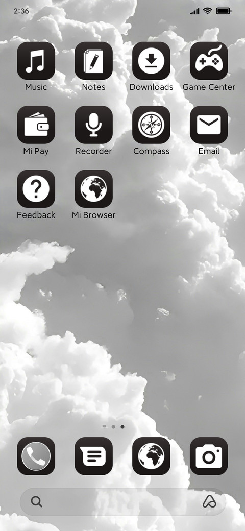 White Clouds screenshot