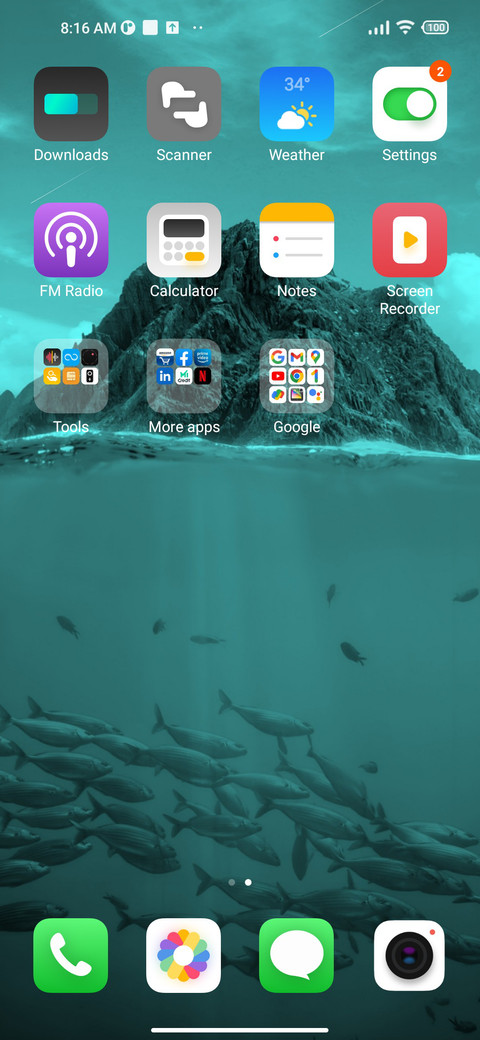 Ui V12 screenshot
