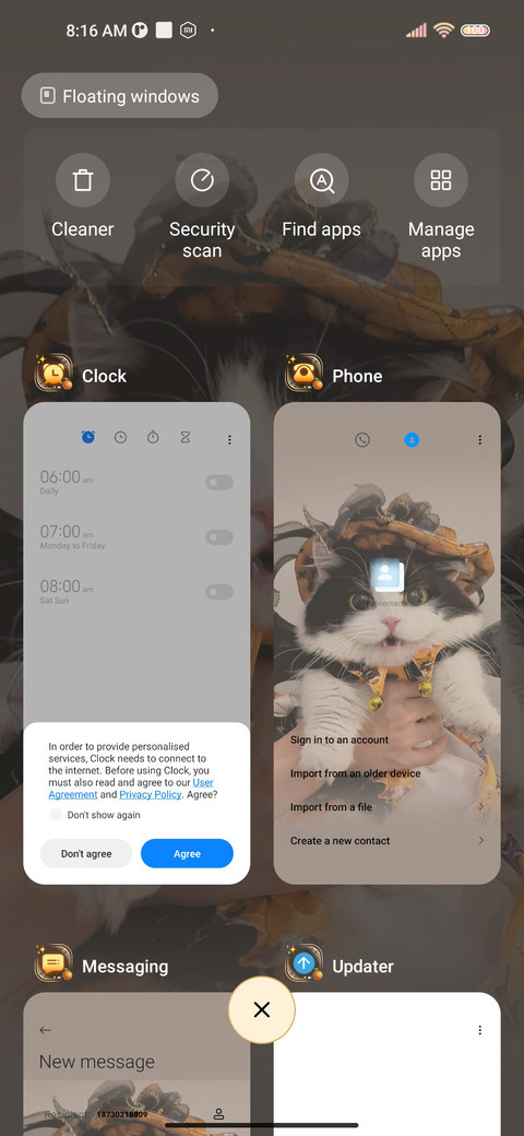 Cute Halloween cat screenshot