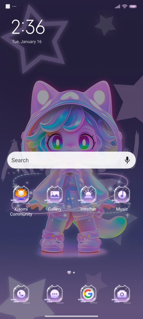 Crystal Cat Girl screenshot