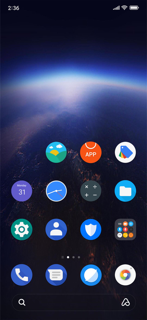 Google Pixel v12 screenshot