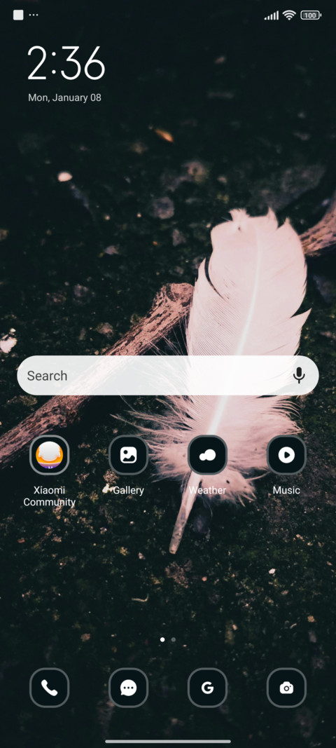 Feather screenshot