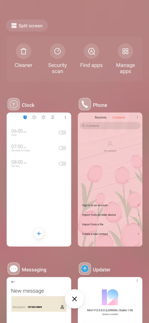Romantic tulips screenshot