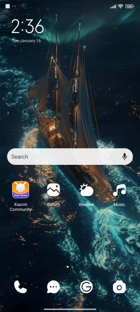 Night sailing screenshot