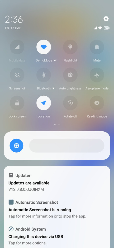Widget screenshot