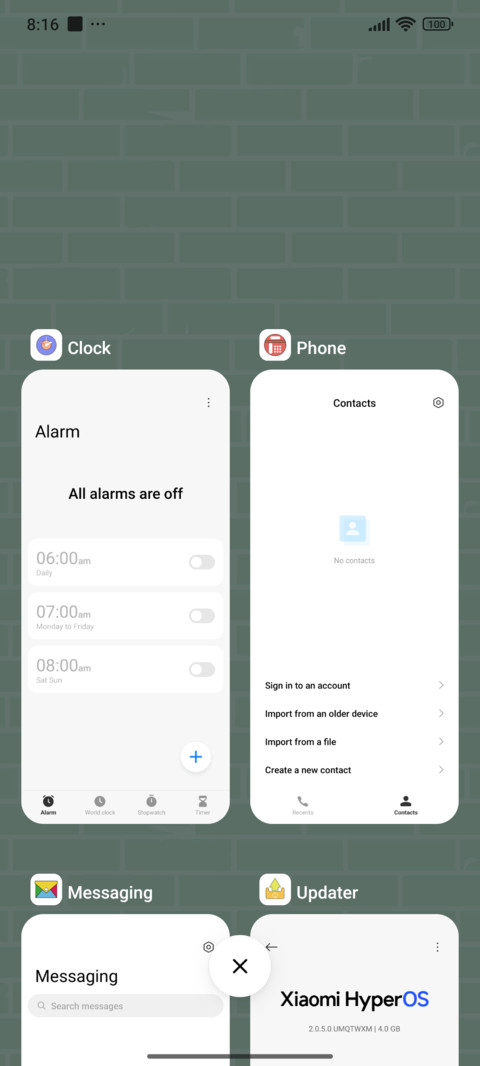 Leisure time screenshot