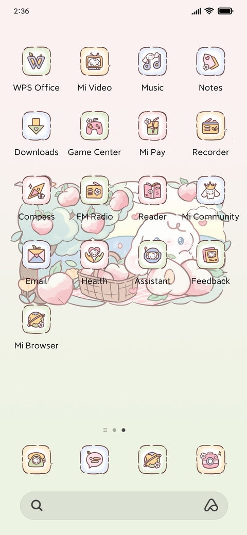 Vitality peach screenshot